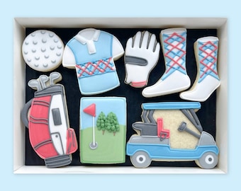 Golf Iced Biscuit Gift Box