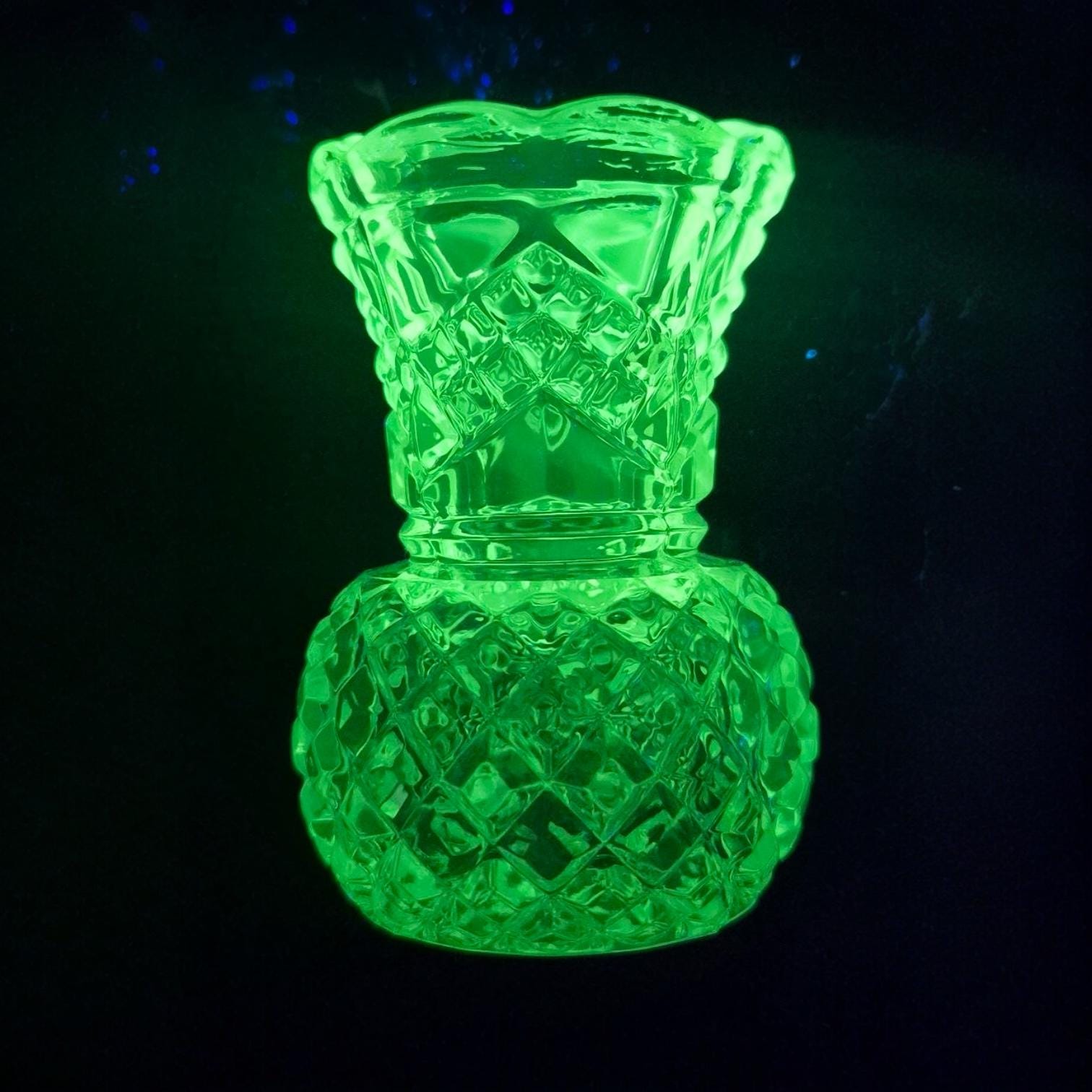 Art Deco Glass Vase - Etsy