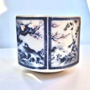 Vintage Japanese-Style Tea Cup – Cherry Blossom Motif | 1970s Porcelain