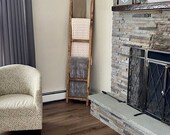 Blanket Ladder, Quilt Ladder, Blanket Storage, Ladder, Towel Rack, Towel ladder