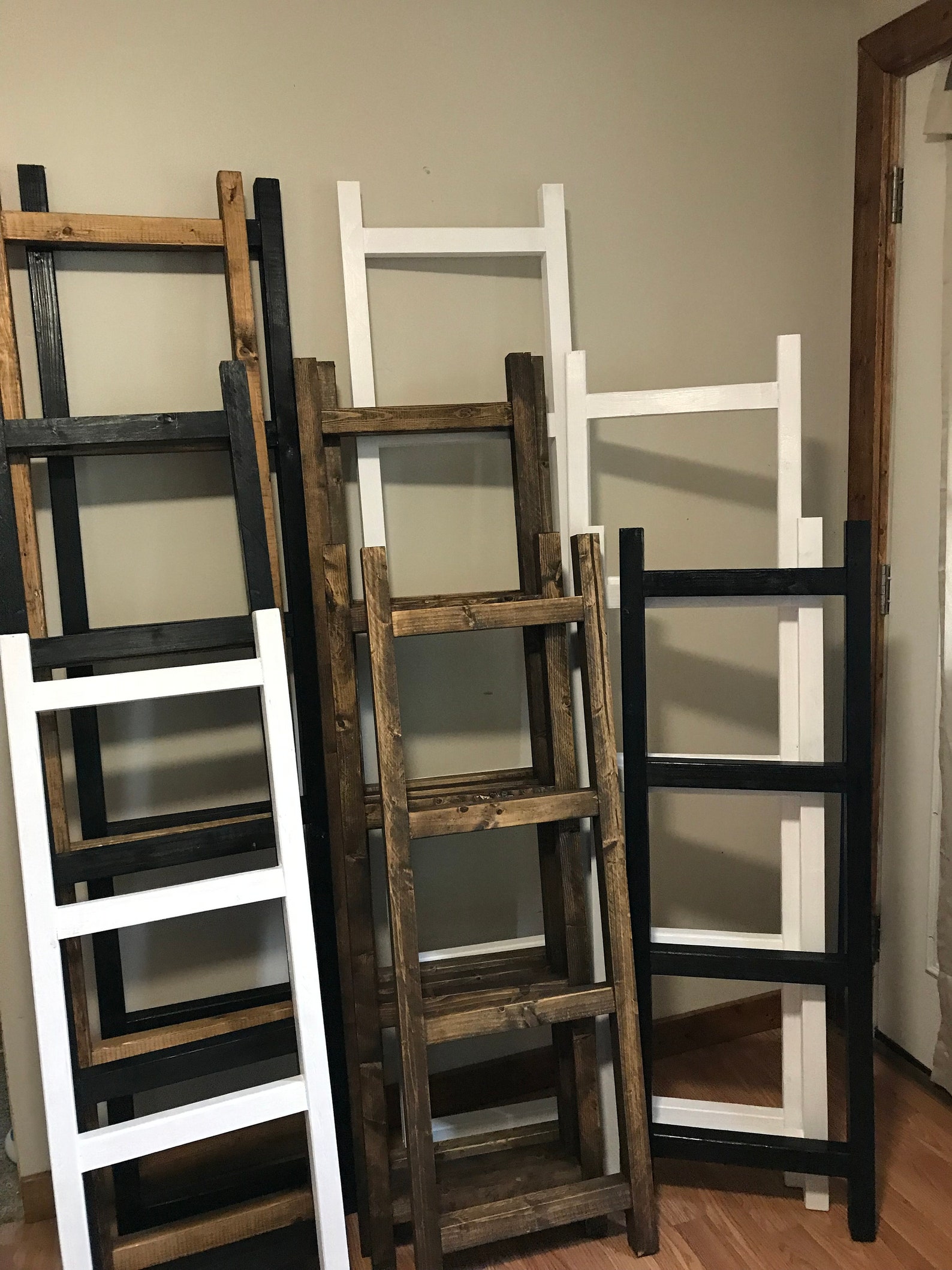 Wide Blanket Ladder Wide Quilt ladder Large blanket ladder Etsy