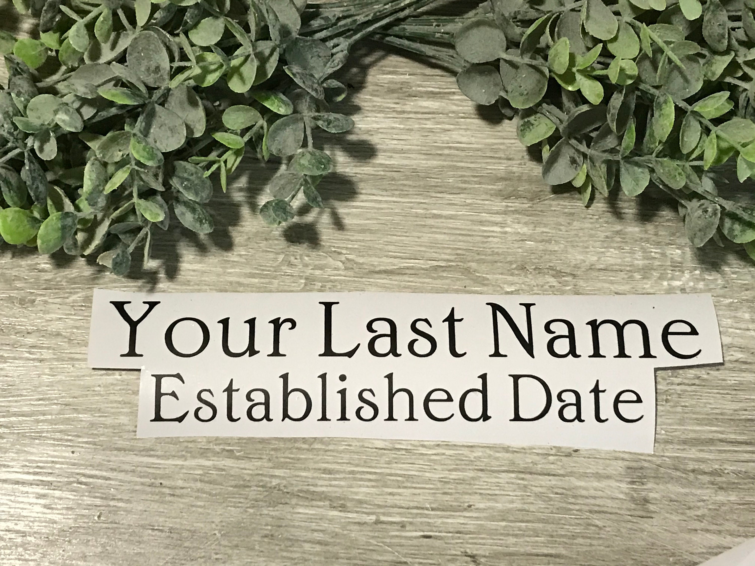 Vinyl Decal Stencil Decal Custom Decals Sign Decals Sign Etsy