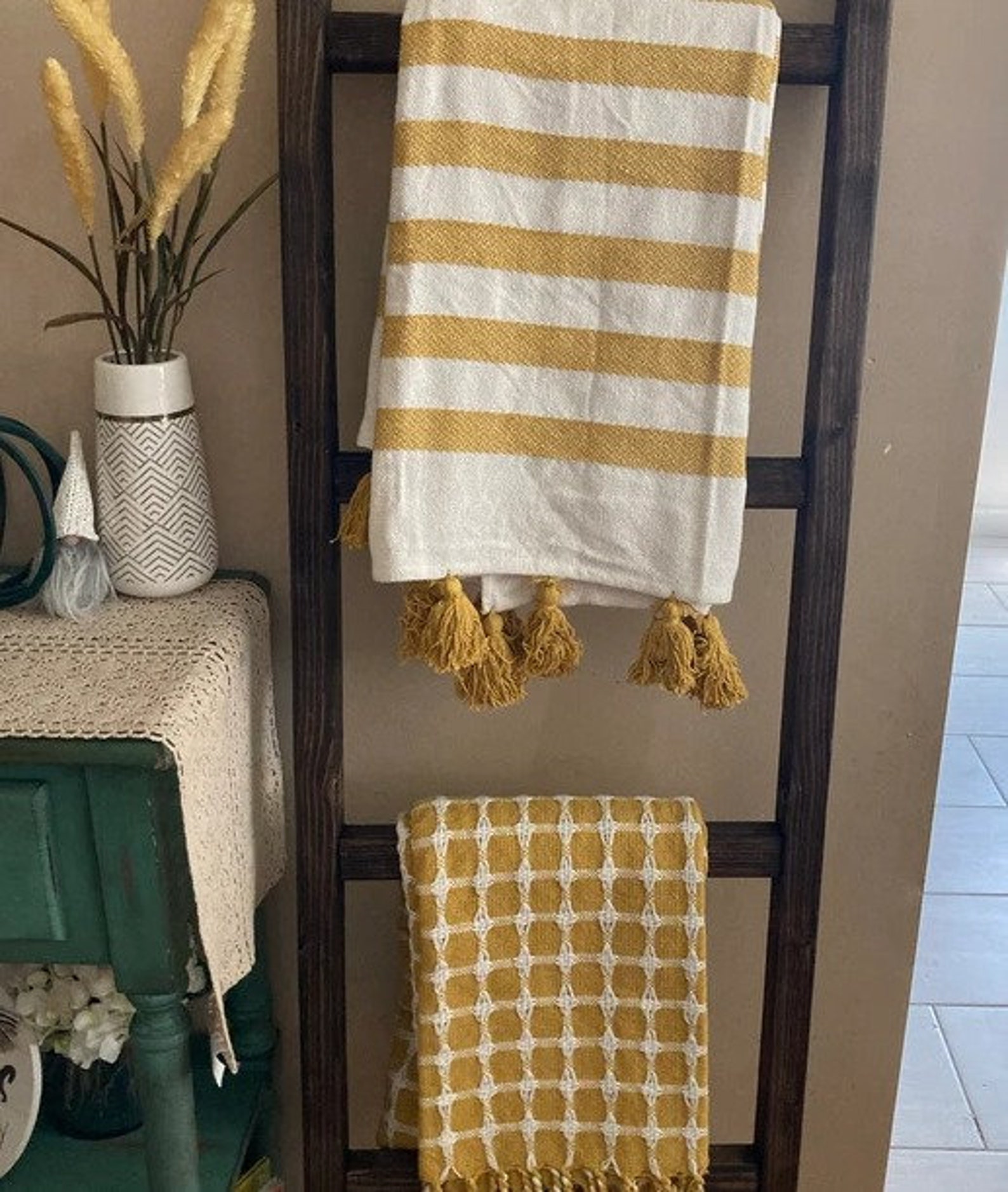 Rustic Blanket Ladder 6ft 7ft 8ft 4ft 5ft Etsy