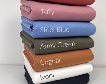 Super Plush Double Brushed Poly Fabric: SOLIDS Variety