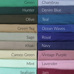 62 COLORS, Double Brushed Poly, DBP Fabric, SOLIDS Variety, Fabric by the 1/2 Yard, Yard, Sample, 4 Way Stretch