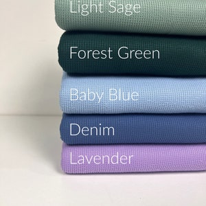 Thermal Knit Fabric, SOLIDS VARIETY, Plush/Insulated Fabric, Poly/Spandex Blend, image 2