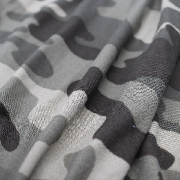 Double Brushed Poly, DBP Fabric, Vintage Olive Camo, Fabric by the 1/2 Yard, Yard, or Sample, 4 Way Stretch