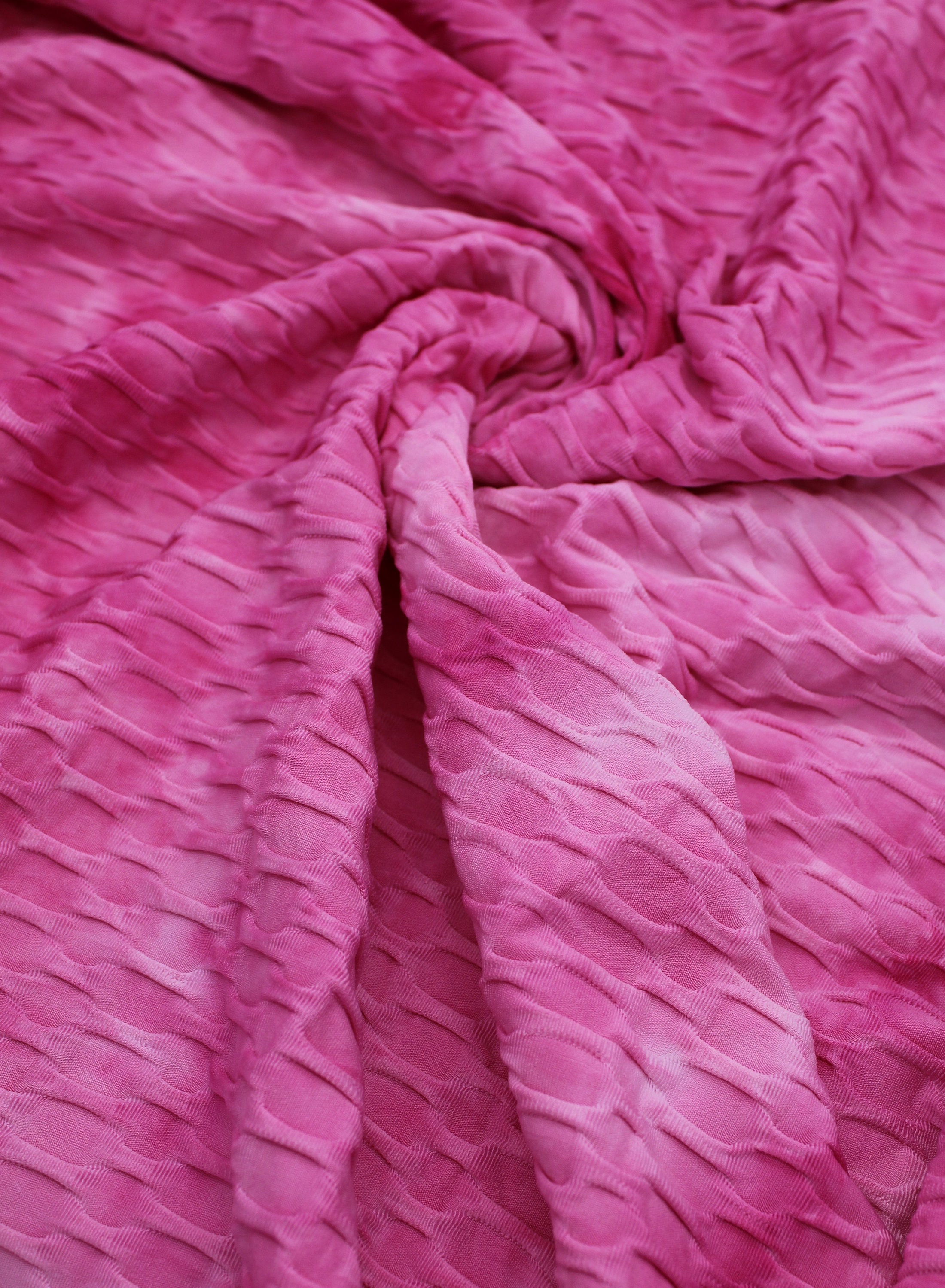 Knit Fabric Hot Pink Tie Dye Athletic Etsy