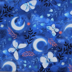 Double Brushed Poly Fabric: Midnight Sky, 180 GSM