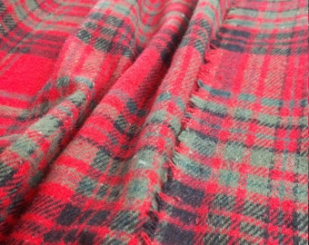 Plaid Flannel Fabric - Etsy