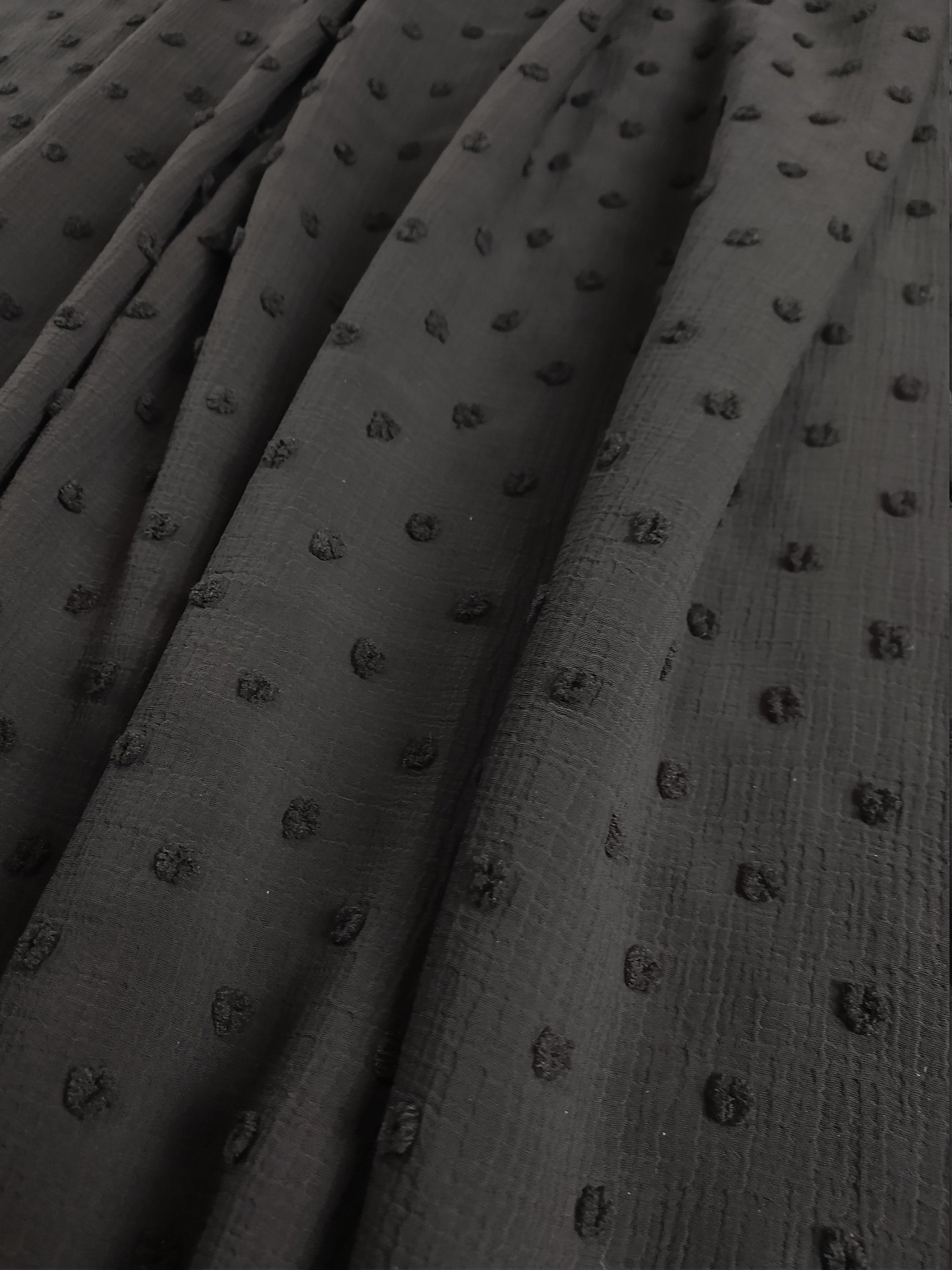 Dotted sale chiffon fabric