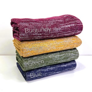 Hacci Knit, SOLIDS VARIETY with Silver Heathered Pattern, Rayon/Poly/Spandex Blend, , 185 GSM