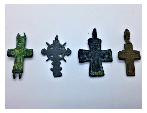 Ancient Medieval To Post Medieval Cross Crucifix C