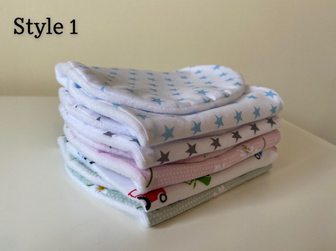 Burp Cloths two Styles Etsy