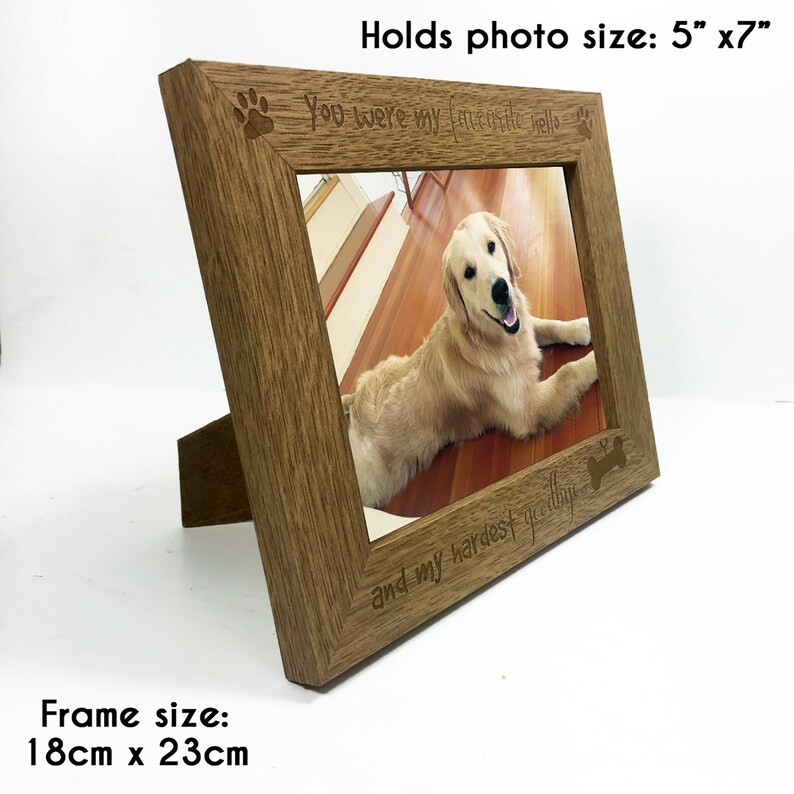 Pet Photo Frame In Loving Memory of Dog / Cat Pet Loss Etsy