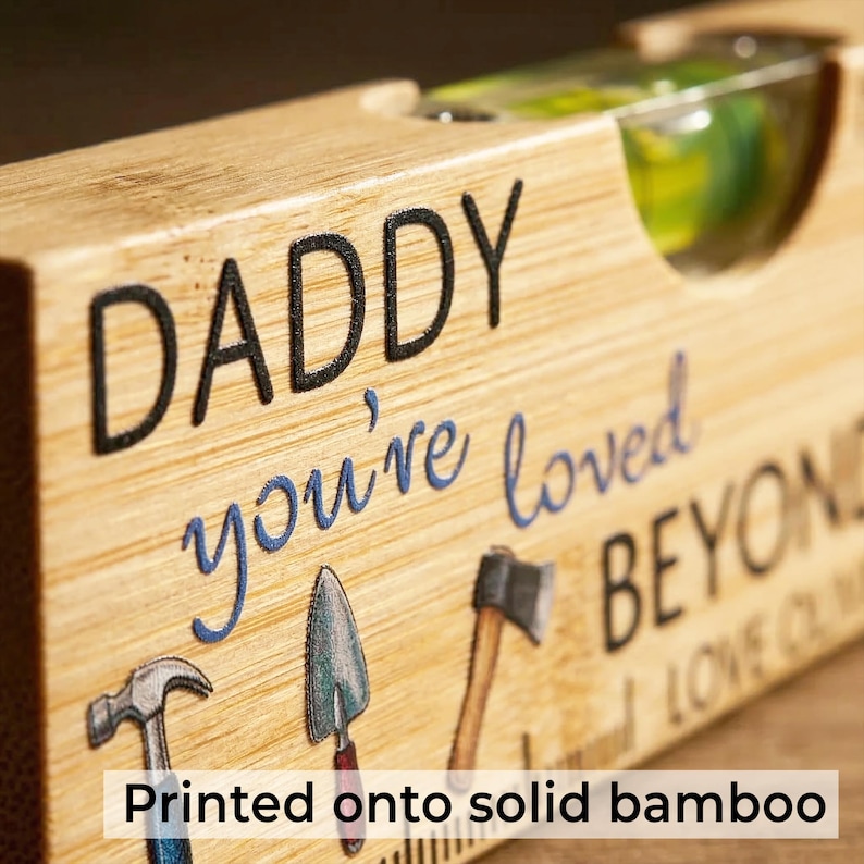Personalized Grandad Spirit Level Bottle Opener | Handyman Tool Gift afbeelding 7