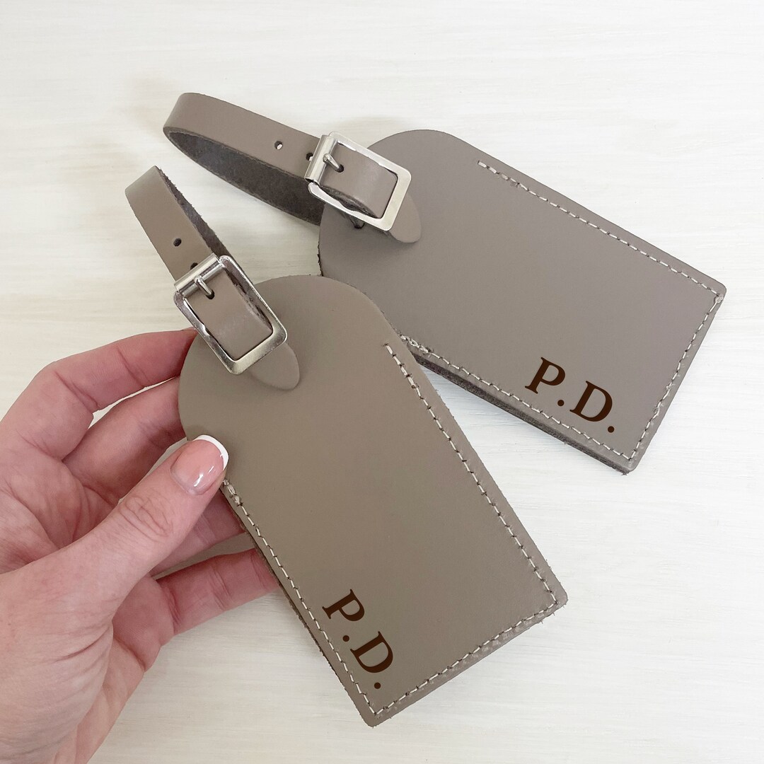 Personalised Luggage Tags Leather Luggage Labels Various Etsy