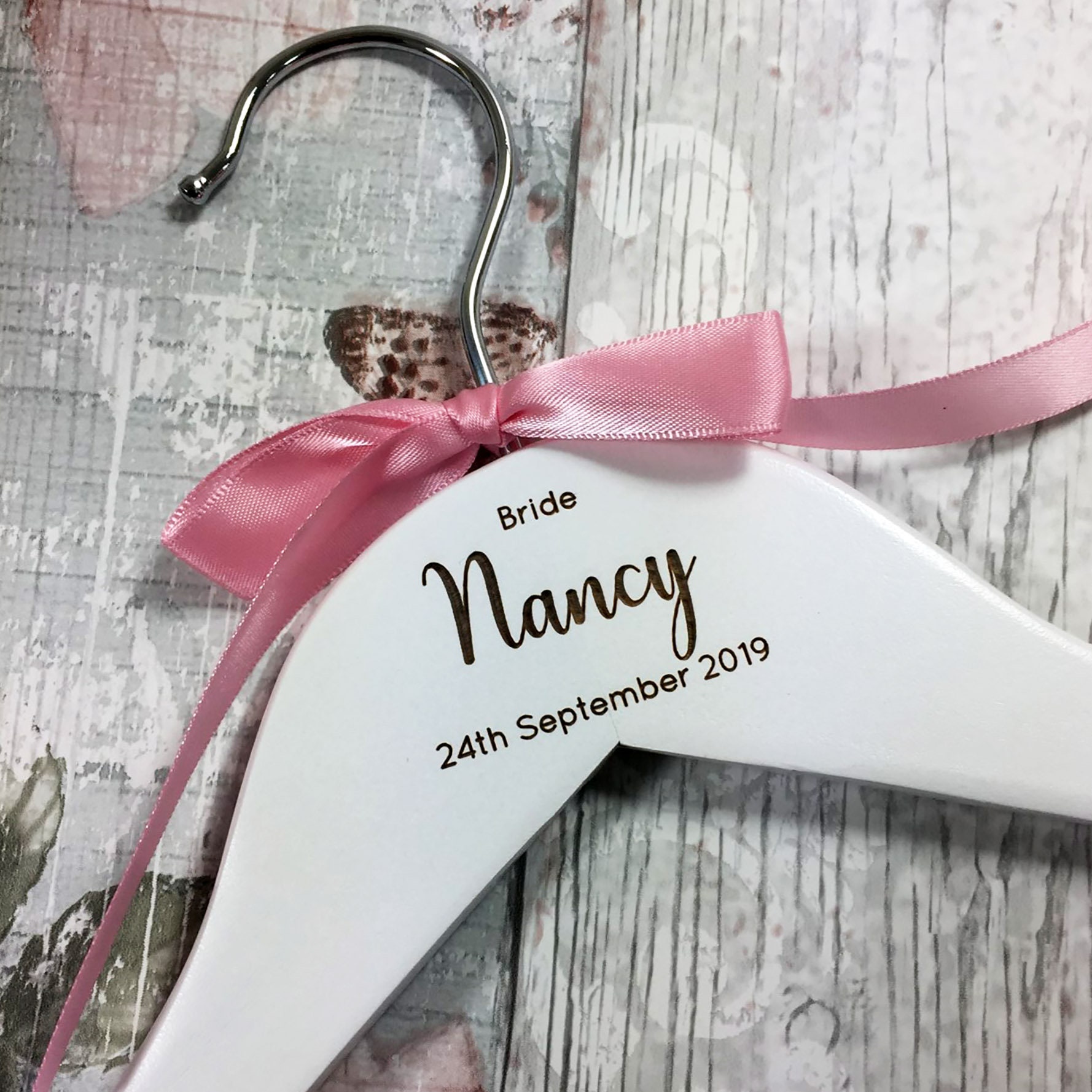 Personalised Engraved Dress Coat Hangers for Wedding Party Etsy