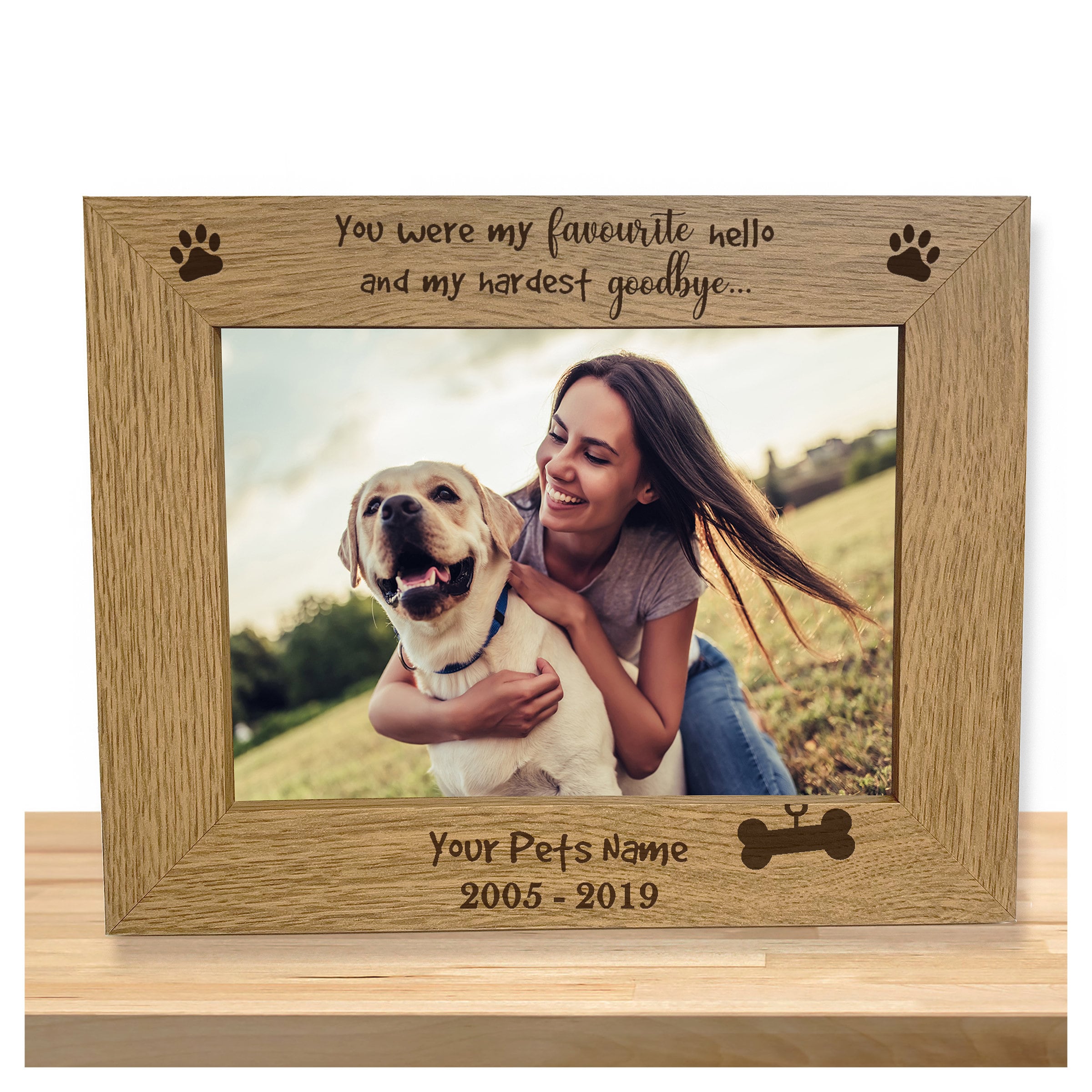 Pet Memorial Frame - Etsy UK
