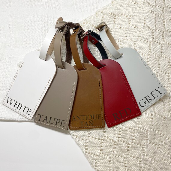 Lot De 2 étiquettes De Valise « Mr & Mrs » En Cuir Synthétique - Idéal Pour Voyage Ou Mariage