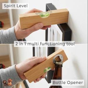 Personalized Grandad Spirit Level Bottle Opener | Handyman Tool Gift afbeelding 4