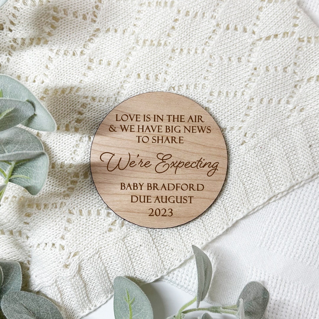 Pregnancy Announcement, We're Expecting Announcement, Coming Soon Baby