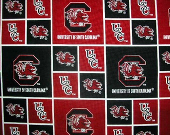 South Carolina Gamecocks Fabric by the Yard College Prints - Etsy