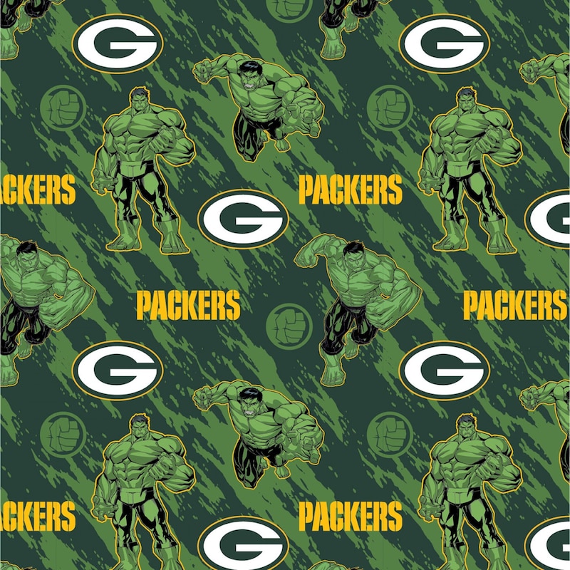Packer Material Green Bay Packers Fabric - Etsy