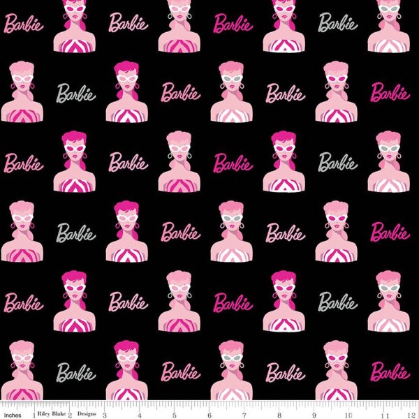 Barbie Fabric by the Yard - Etsy