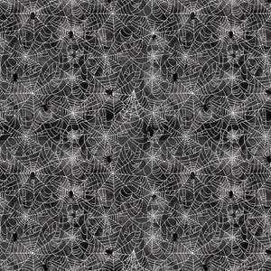 Halloween Pick Your Poison Spider Web Fabric by Timeless Treasures, Quilting Cotton Fabric