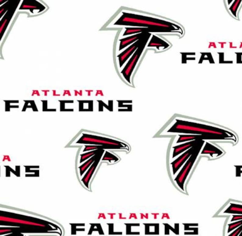 Atlanta Falcons Fabric, NFL Licensed Cotton Fabric - Etsy