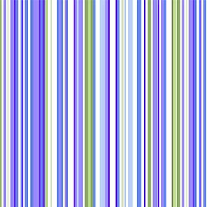 May include: A colorful striped fabric with alternating vertical stripes of purple, blue, green, white, and light blue.
