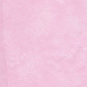 May include: A pale pink fabric with a subtle white textured pattern.