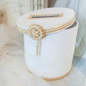 Caja para tarjetas de boda de marfil, tarjetero dorado para recepción, pozo de los deseos, hucha para boda, buzón romántico para tarjetas, hucha de boda de terciopelo