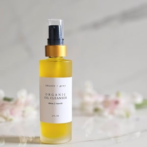 ORGANIC OIL CLEANSER | Gentle Facial Cleanser | Nourishing Facial Oil | soap free cleanser | oil cleansing method