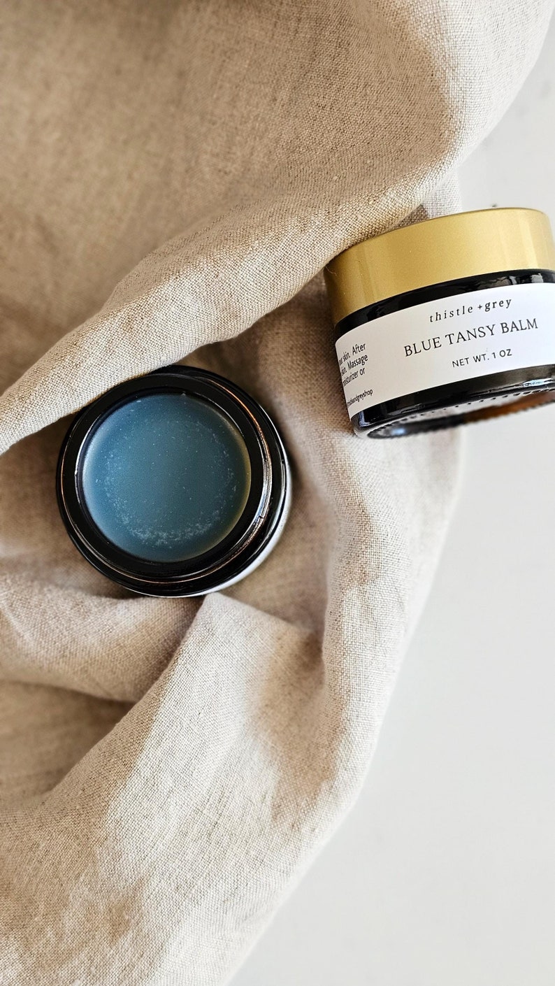 Blue Tansy Facial Balm: Grass-fed Tallow Face Cream - Etsy