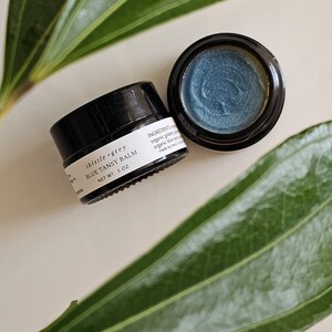 ORGANIC BLUE TANSY Facial Balm Tallow Face Cream Low Pufa Moisturizer Saturated Fat Skincare Gentle Nourishing image 6