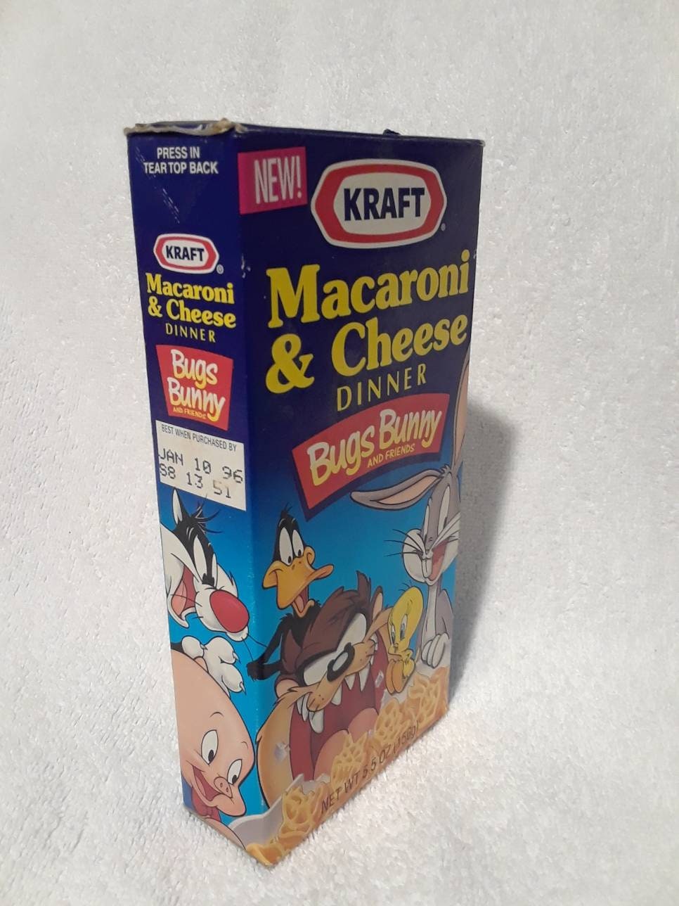 Vintage Looney Tunes Kraft Macaroni & Cheese Dinner Box ...