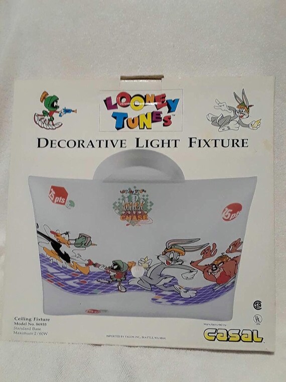 Vintage Looney Tunes Decorative Light Fixture - Etsy