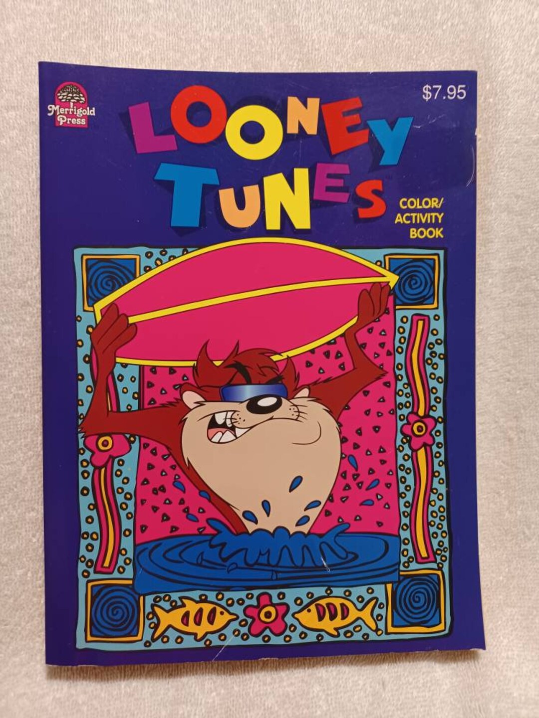 Vintage Looney Tunes Color &amp; Activity Book - Etsy