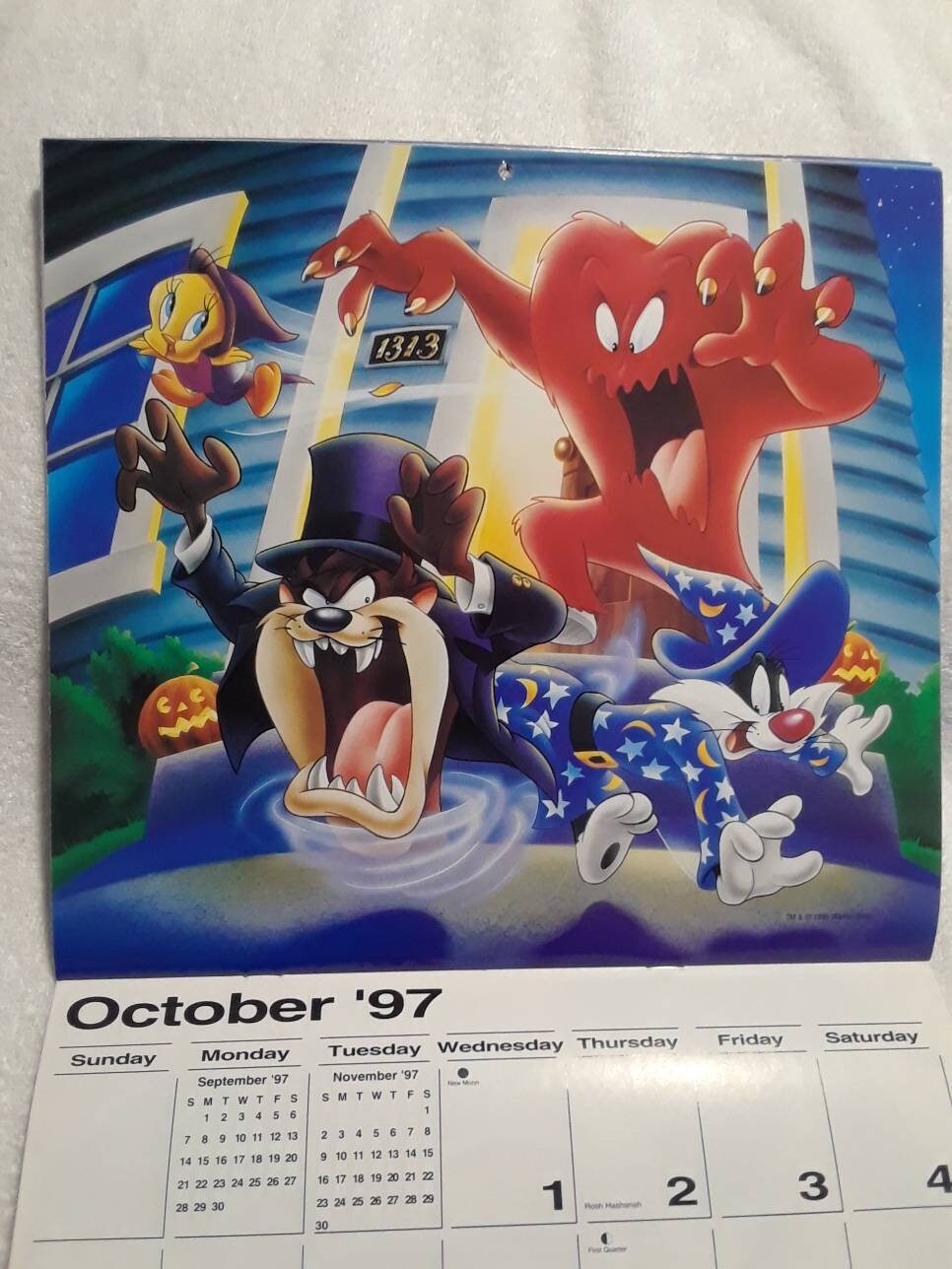 Vintage Looney Tunes 1997 Bonus 16 Month Calendar - Etsy