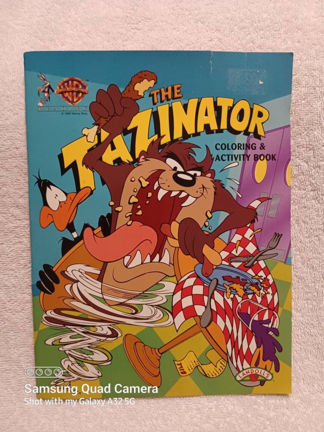 Vintage Looney Tunes the Tazinator Coloring & Activity Book - Etsy