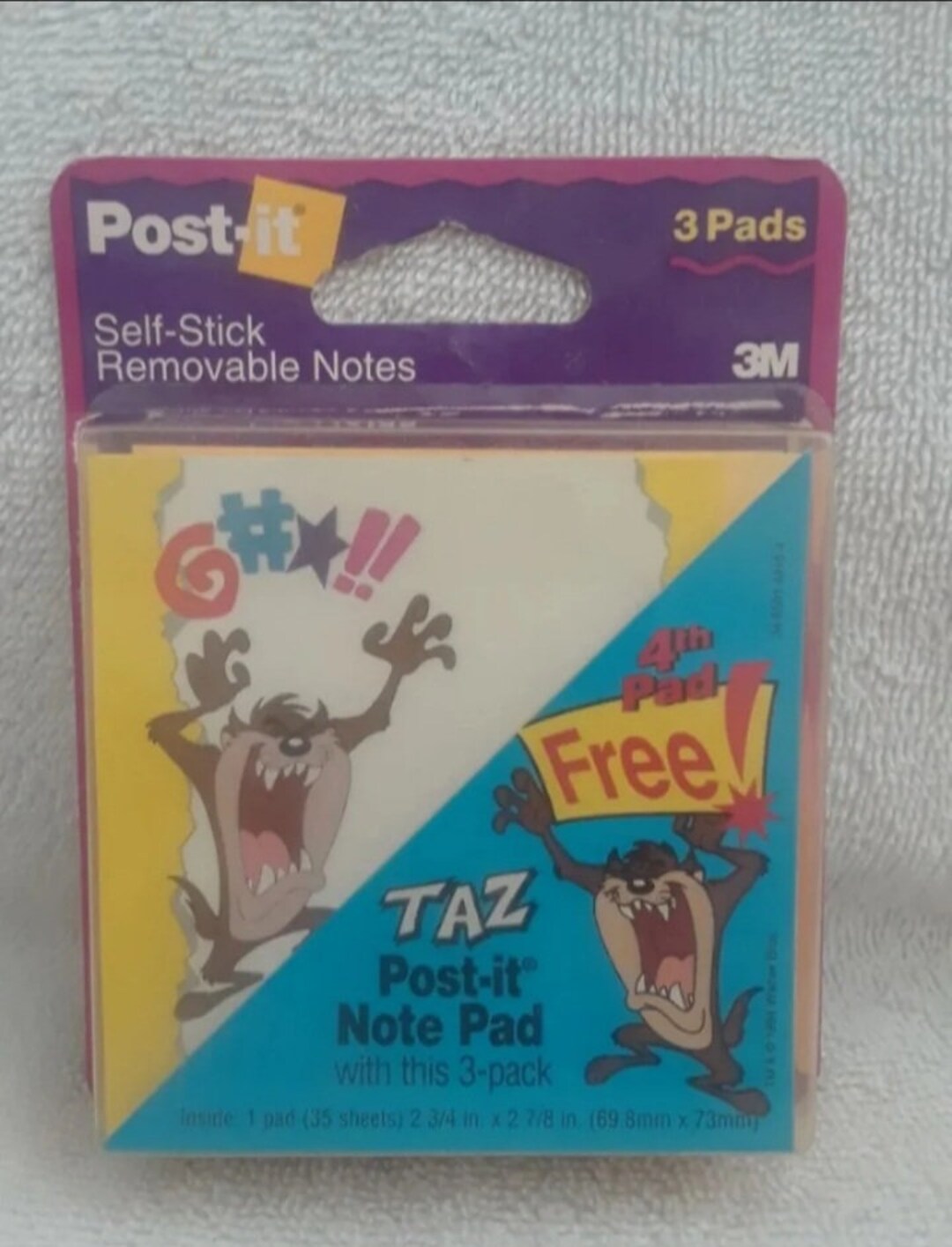 Vintage Looney Tunes Self Stick Removable Notes Etsy