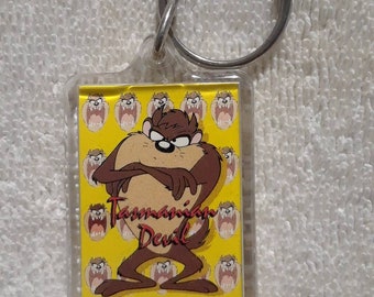 Vintage Looney tunes taz scream keyring Art & Collectibles Figurines