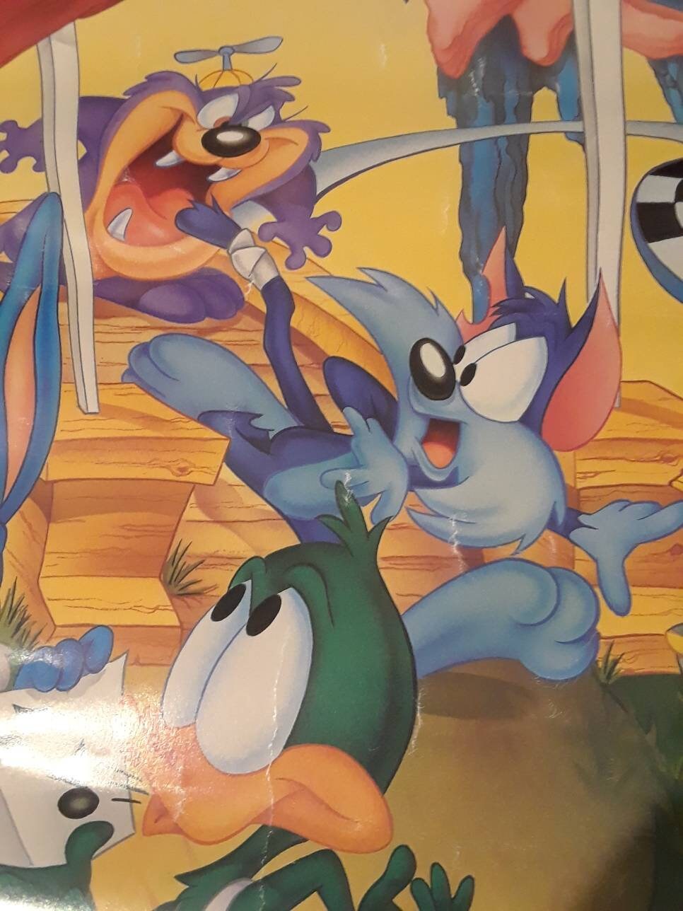 Vintage Looney tunes tiny toon rolled poster - Etsy 日本