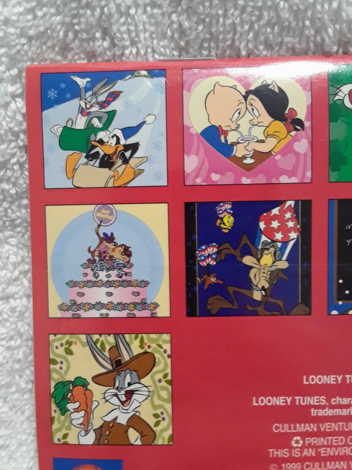 Vintage Looney Tunes All Seasons Calendar Etsy