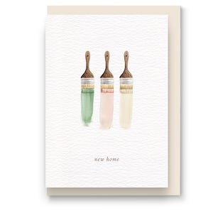 Scandi style Housewarming card for new home owners.