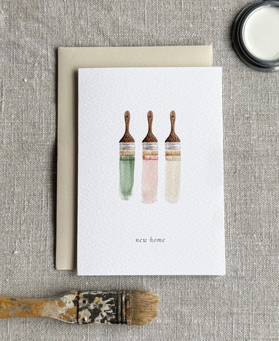 Watercolour New Home Card | Housewarming Card