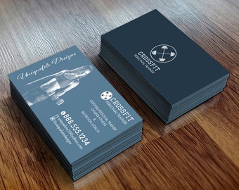 Personal Trainer Business Cards Etsy