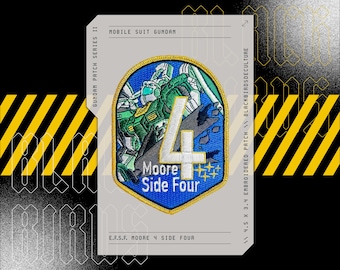 E.F.S.F. Moore Brotherhood: Moore 4 Side Four Thunderbolt Patch